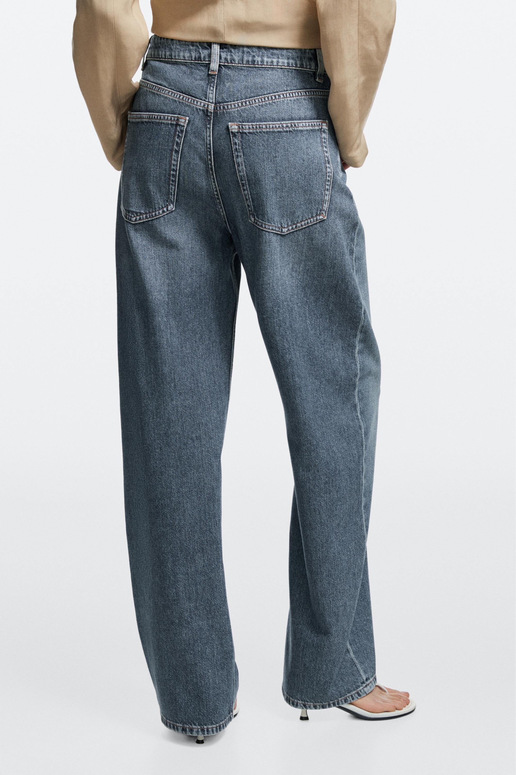 Jean barrel taille moyenne